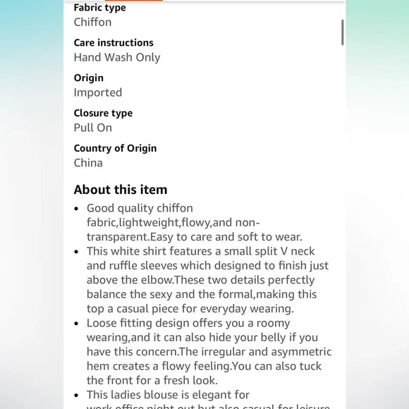 Women’s Blouse - Picture 8 of 8